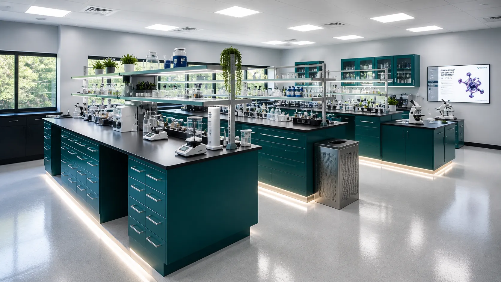 In-house R&D laboratory in Brooklyn, NY